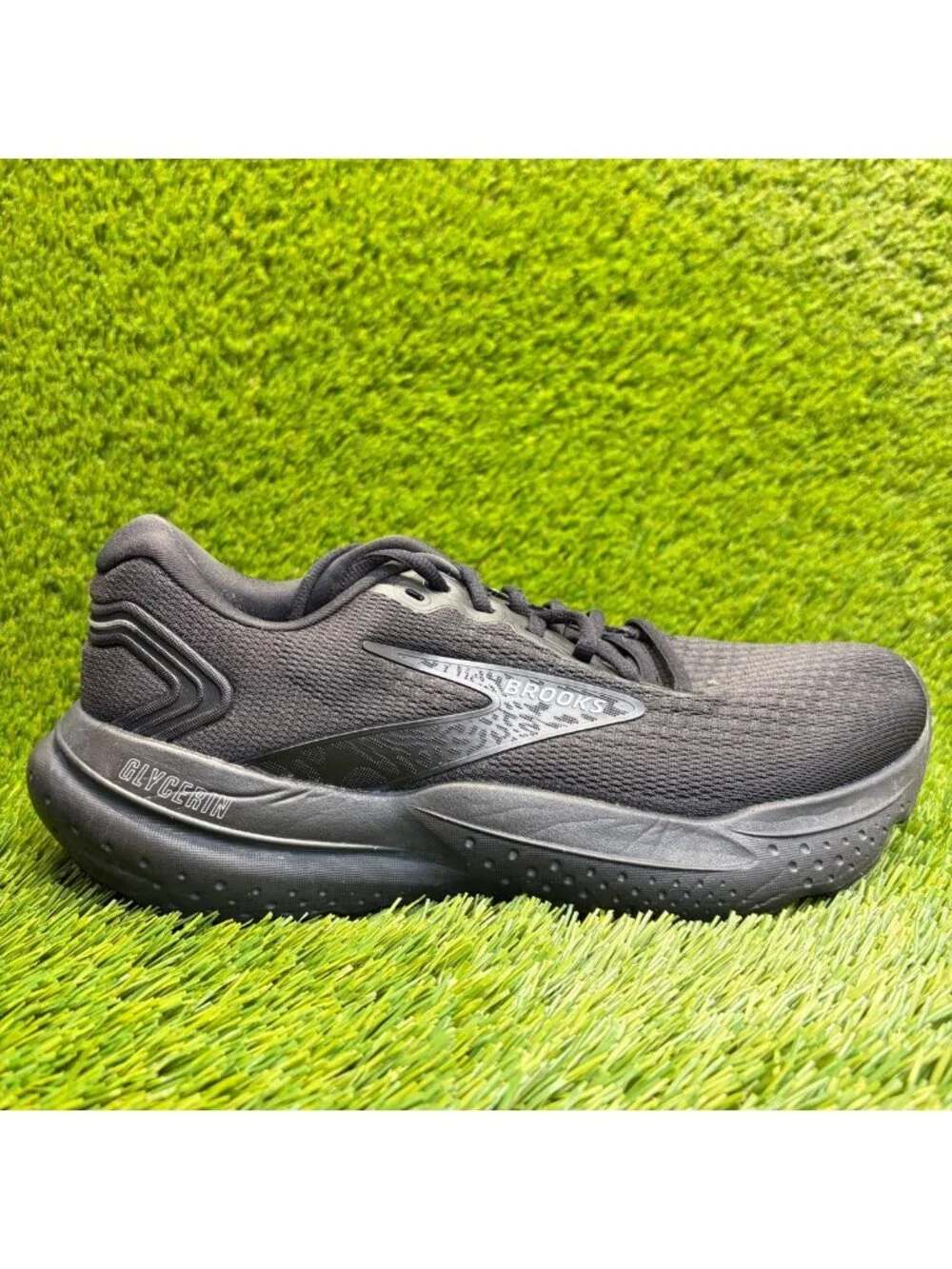 Brooks Glycerin 21 Womens Size 10 Black Athletic Running Walking Shoes Sneakers